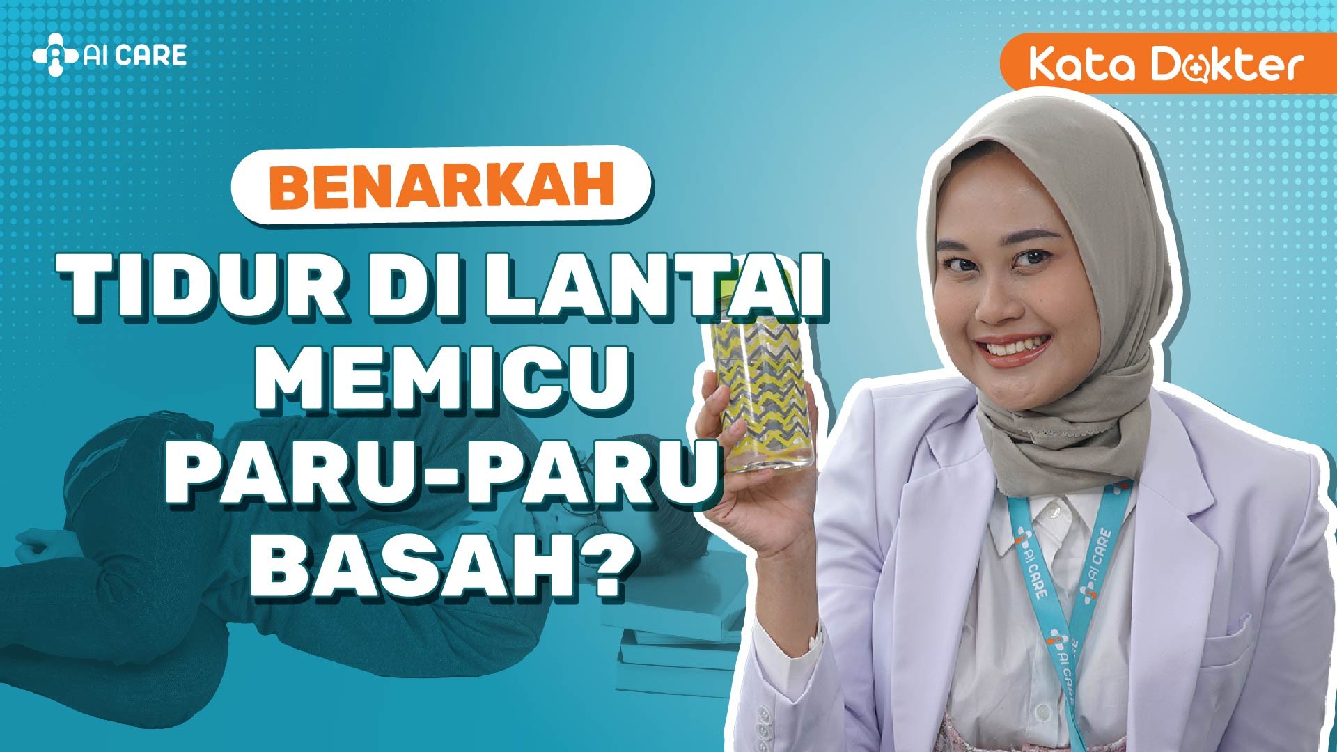 Benarkah Tidur di Lantai Memicu Paru-paru Basah?